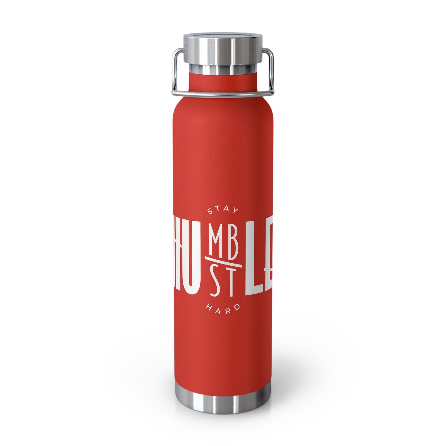 Stay Humble, Hustle Hard - Copper Vacuum Insulated Bottle, 22oz - One Collective Apparel