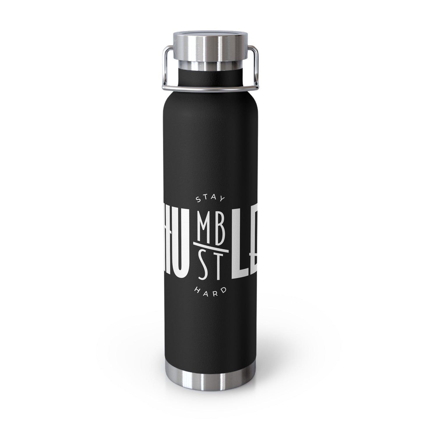 Stay Humble, Hustle Hard - Copper Vacuum Insulated Bottle, 22oz - One Collective Apparel