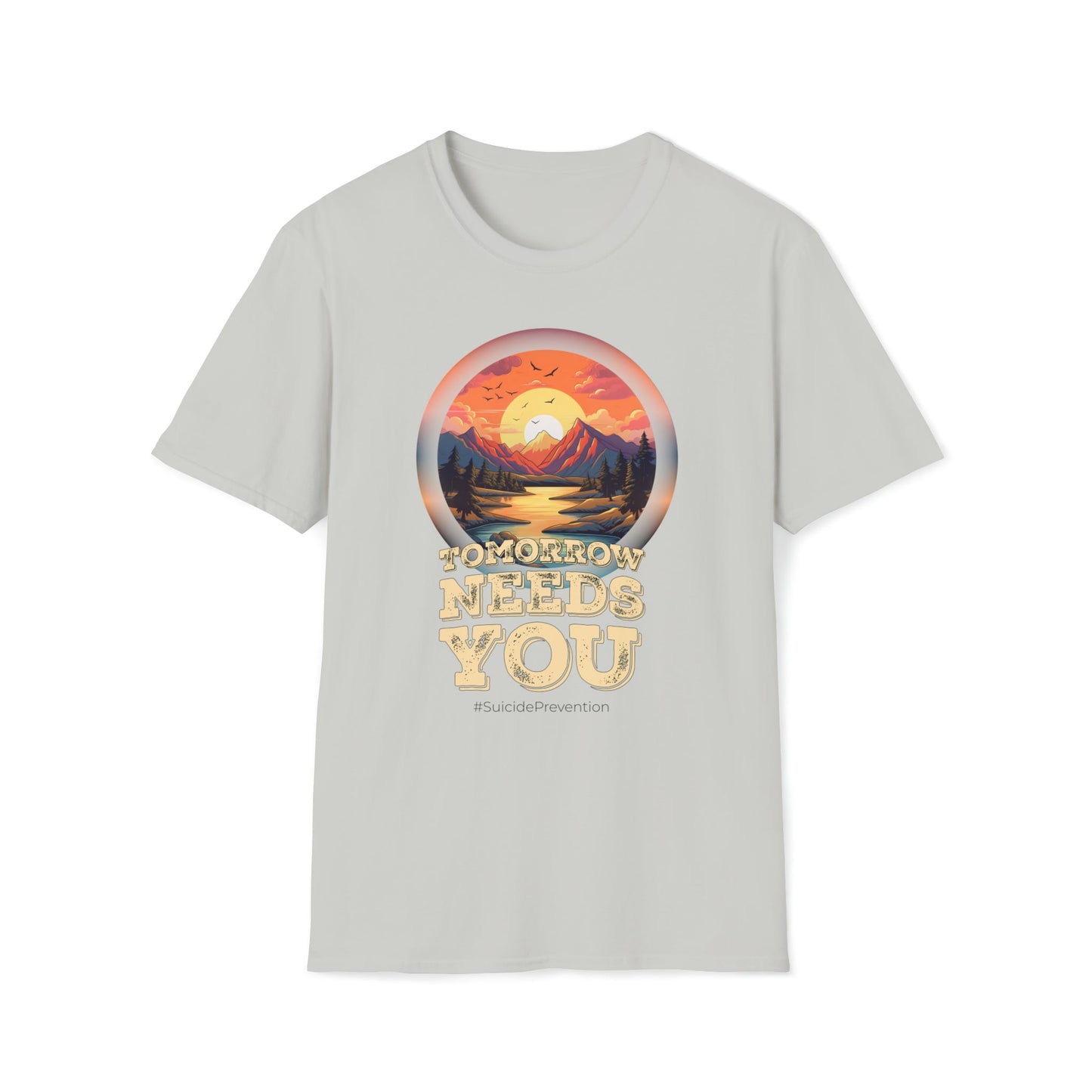 Suicide Prevention - Tomorrow Needs You - Unisex Softstyle T-Shirt - One Collective Apparel