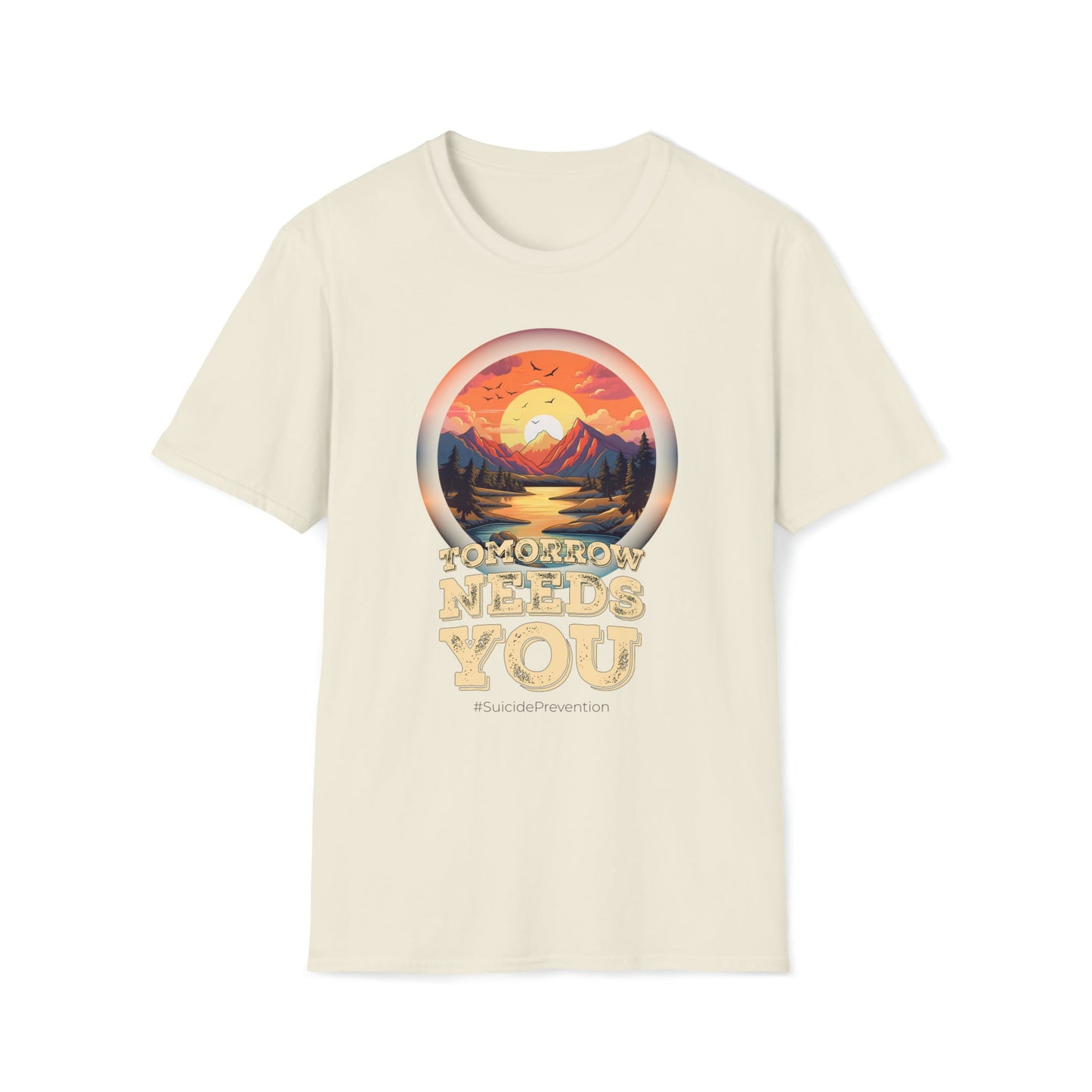 Suicide Prevention - Tomorrow Needs You - Unisex Softstyle T-Shirt - One Collective Apparel