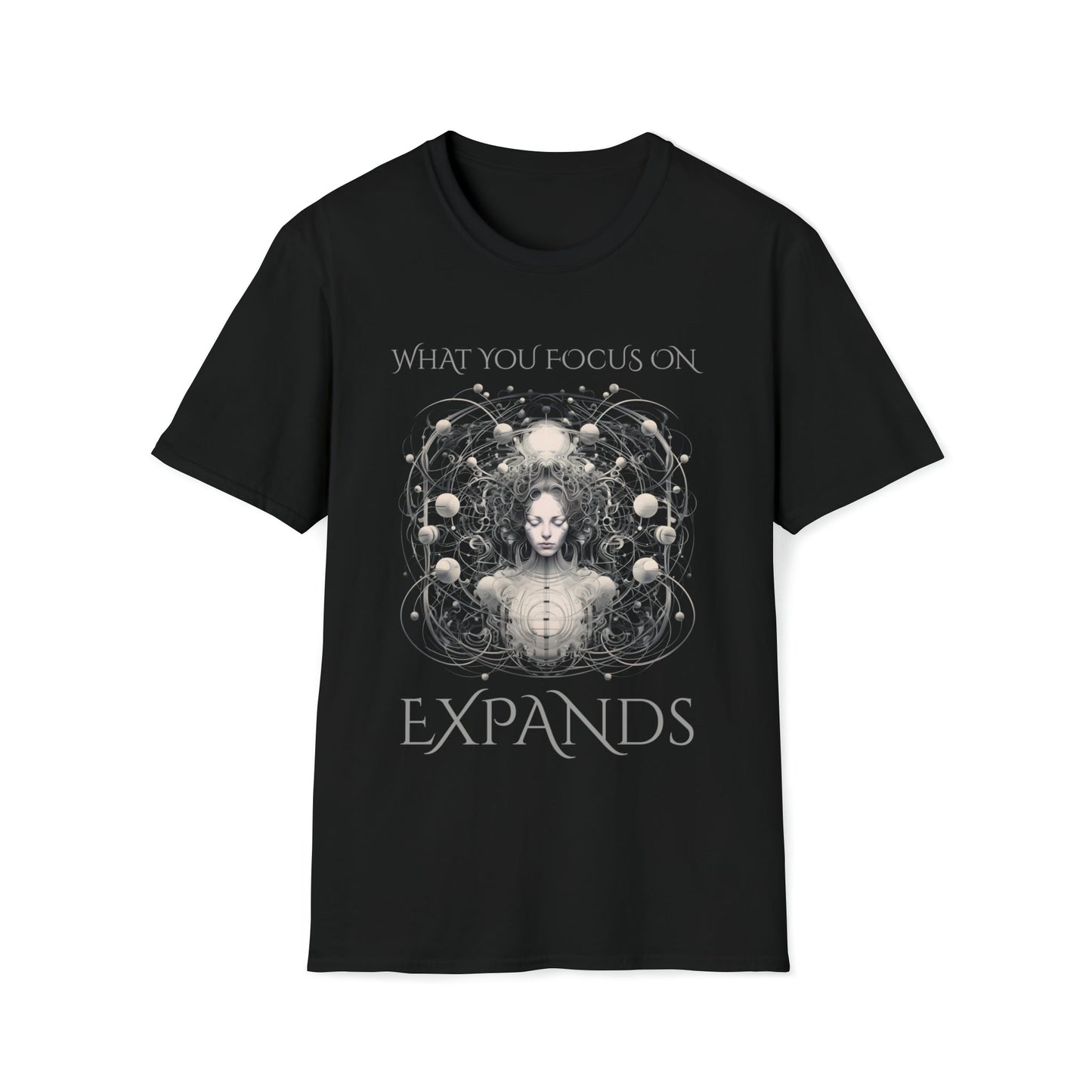 What You Focus On - Unisex Softstyle T-Shirt - One Collective Apparel