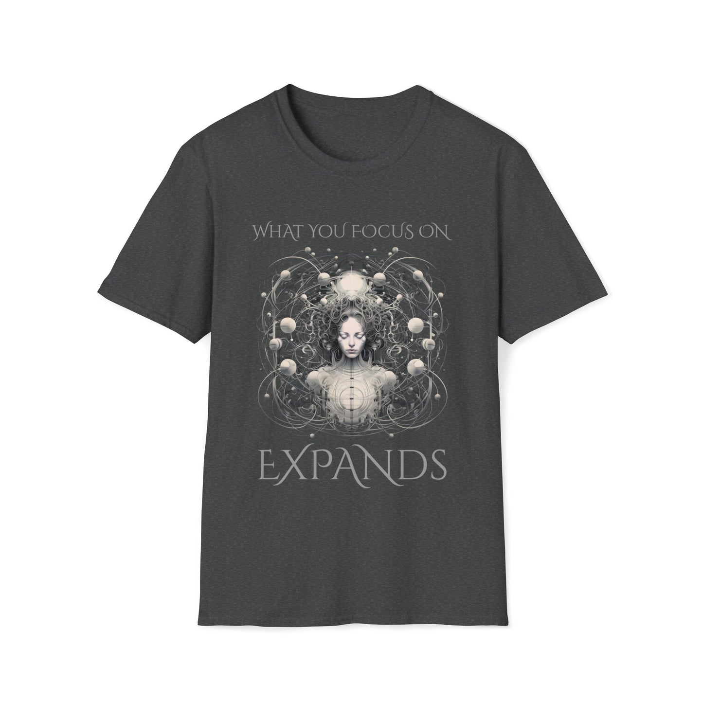 What You Focus On - Unisex Softstyle T-Shirt - One Collective Apparel