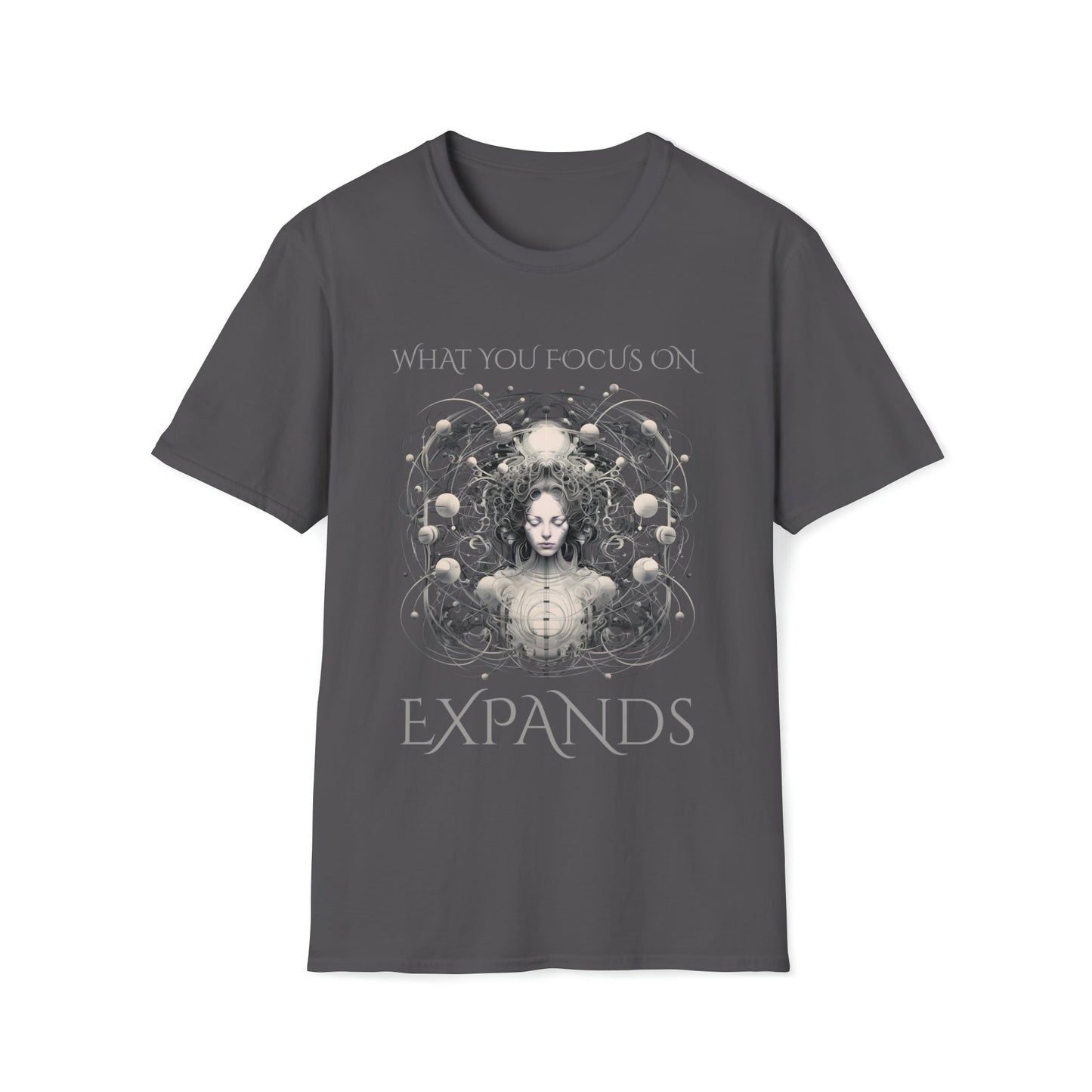 What You Focus On - Unisex Softstyle T-Shirt - One Collective Apparel